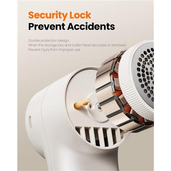 Fabric Shaver, Rechargeable Lint Remover with Digital Display - Picture 6 of 10